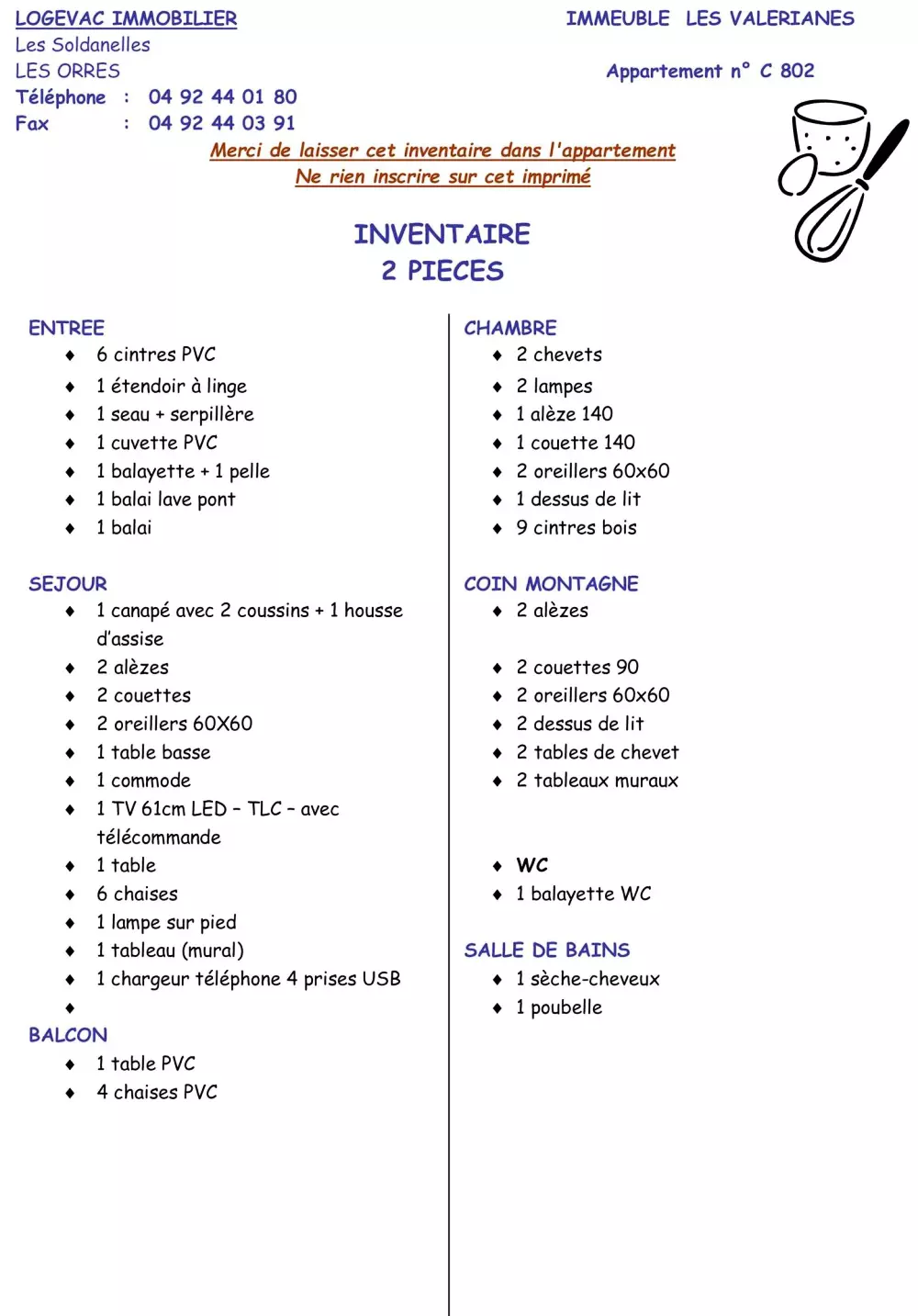 Résidence Les Valerianes