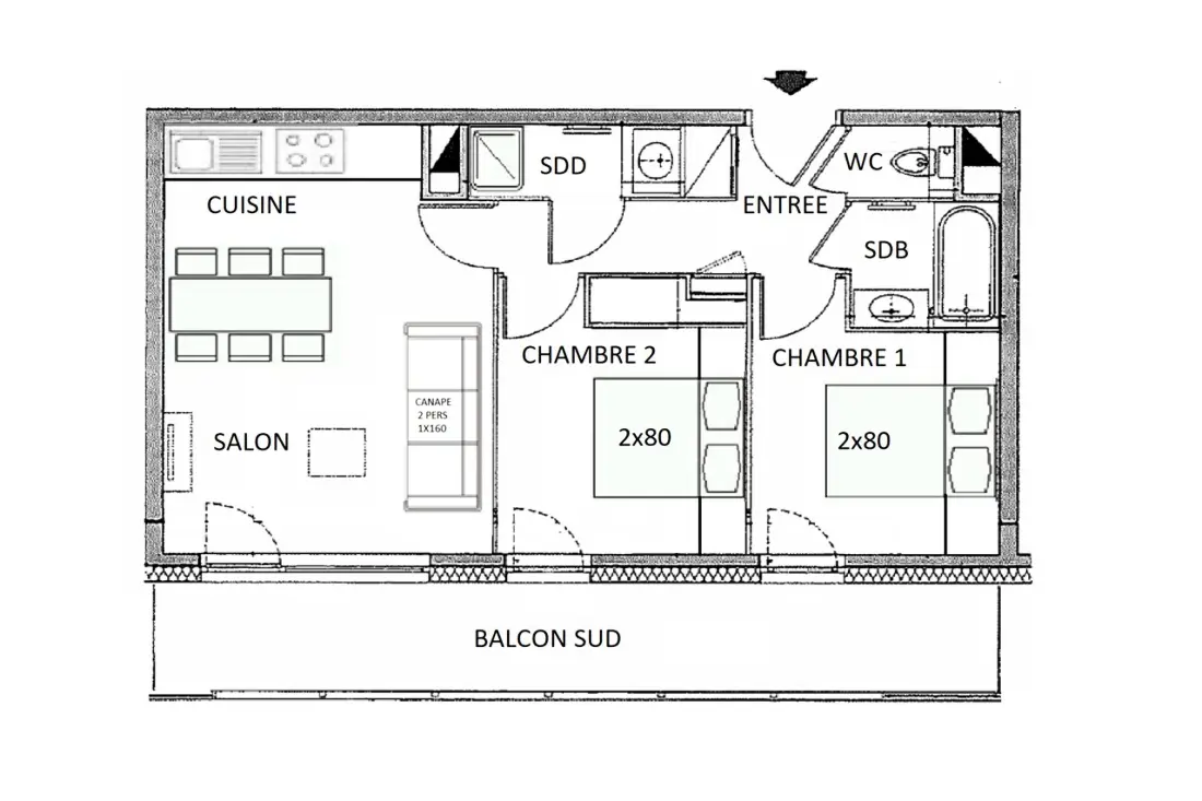 Chalet Des Cimes Batiment G