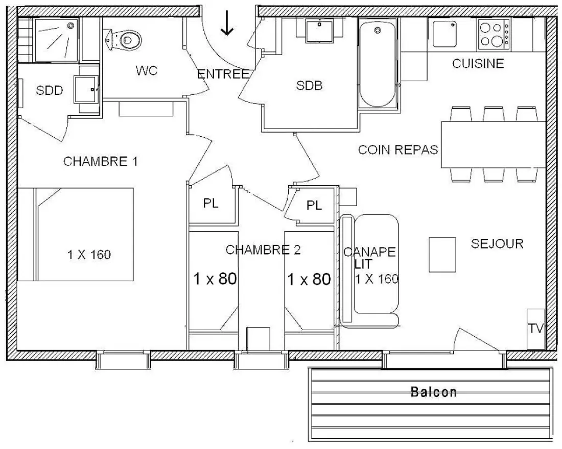 Chalets D'emeraude  Bat C