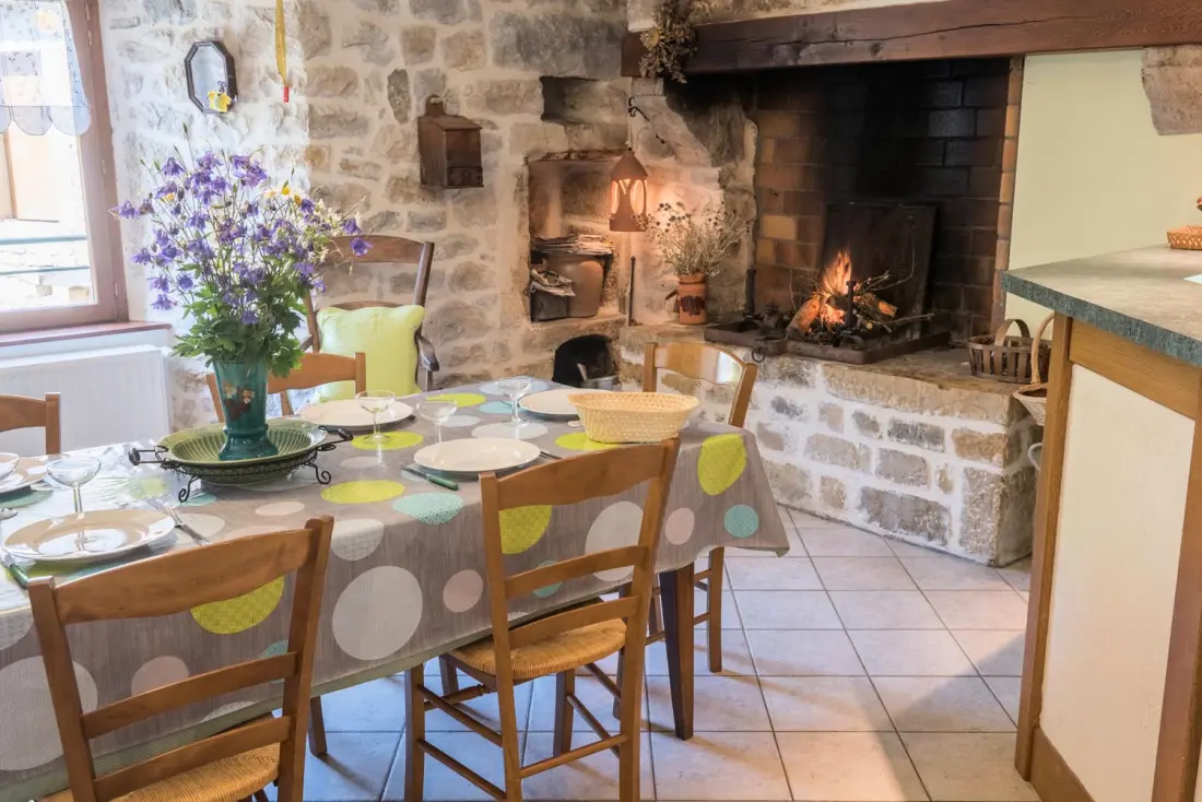 Gîte de France Gîtes de france 3 épis 6/7 pers aux salelles 3 épis