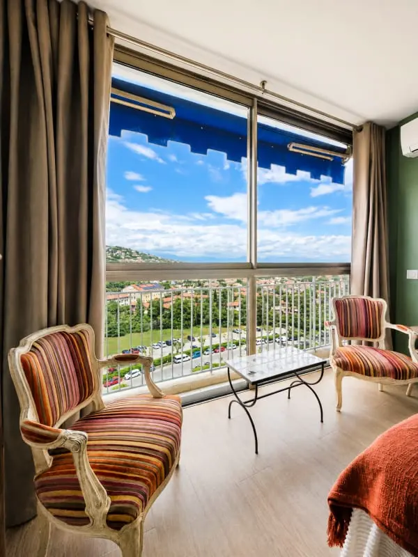 Appt 8 Pers Vue Mer &amp; Piscine - 10 Minutes De Cannes
