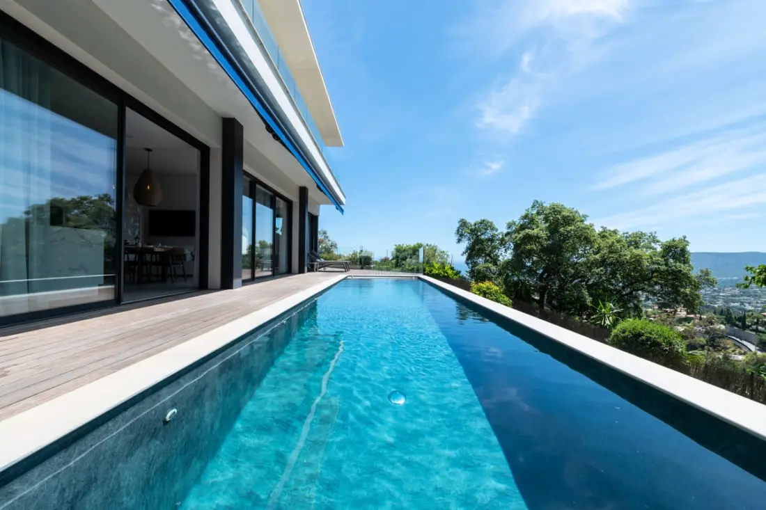 Résidence Maison D'architecte Avec Piscine Chauffée &amp; Sublime Vue Mer