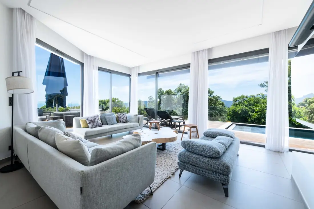 Résidence Maison D'architecte Avec Piscine Chauffée &amp; Sublime Vue Mer