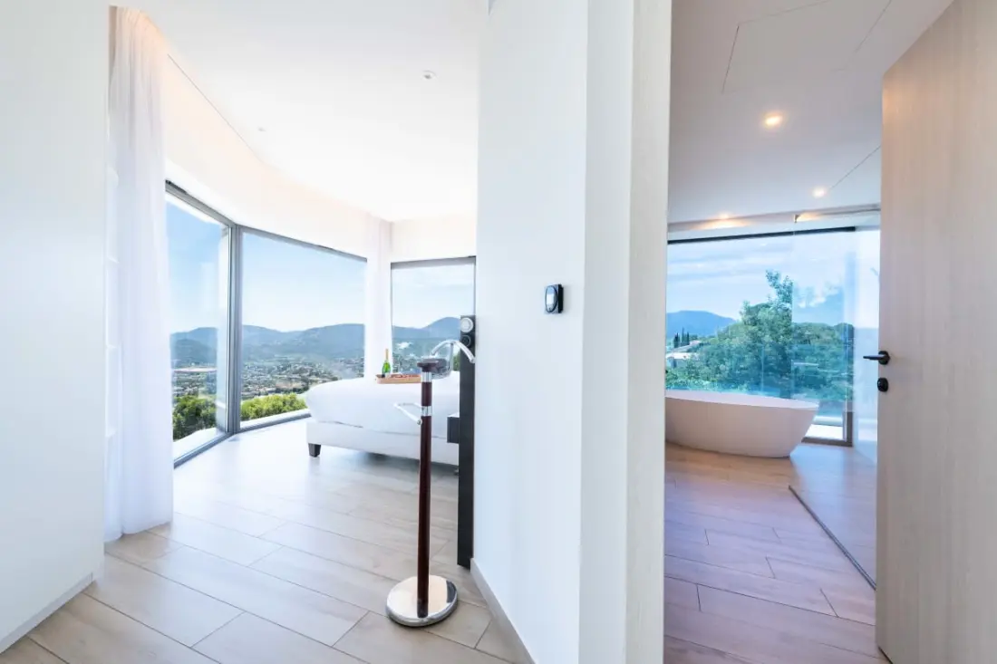 Résidence Maison D'architecte Avec Piscine Chauffée &amp; Sublime Vue Mer