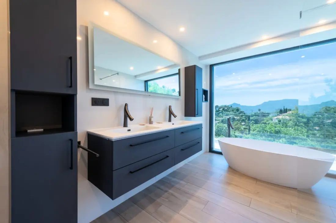 Résidence Maison D'architecte Avec Piscine Chauffée &amp; Sublime Vue Mer