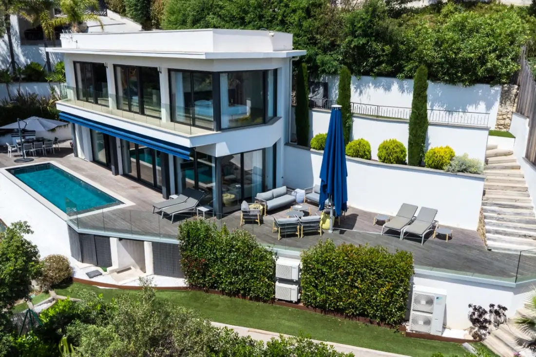 Résidence Maison D'architecte Avec Piscine Chauffée &amp; Sublime Vue Mer