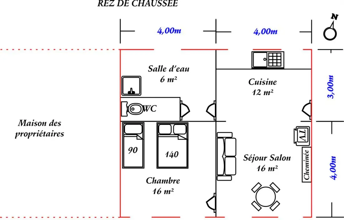 Gîte de France Gîtes de france® - le roncheray 2 épis