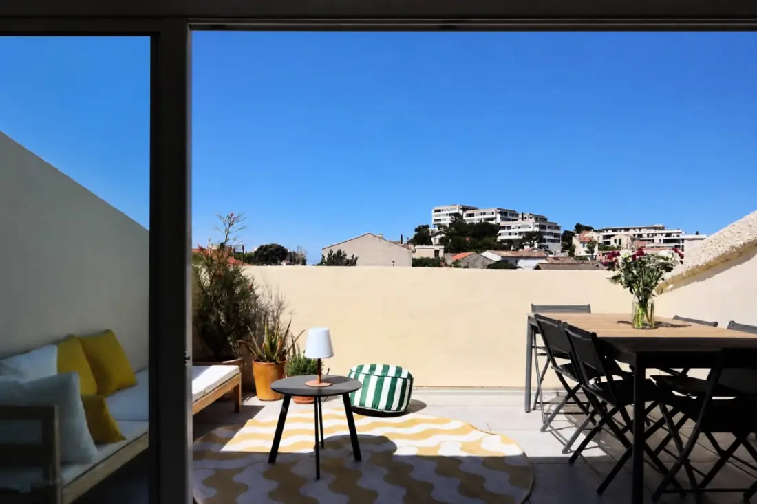 Appartement Familial Avec Terrasse Vue Calanques