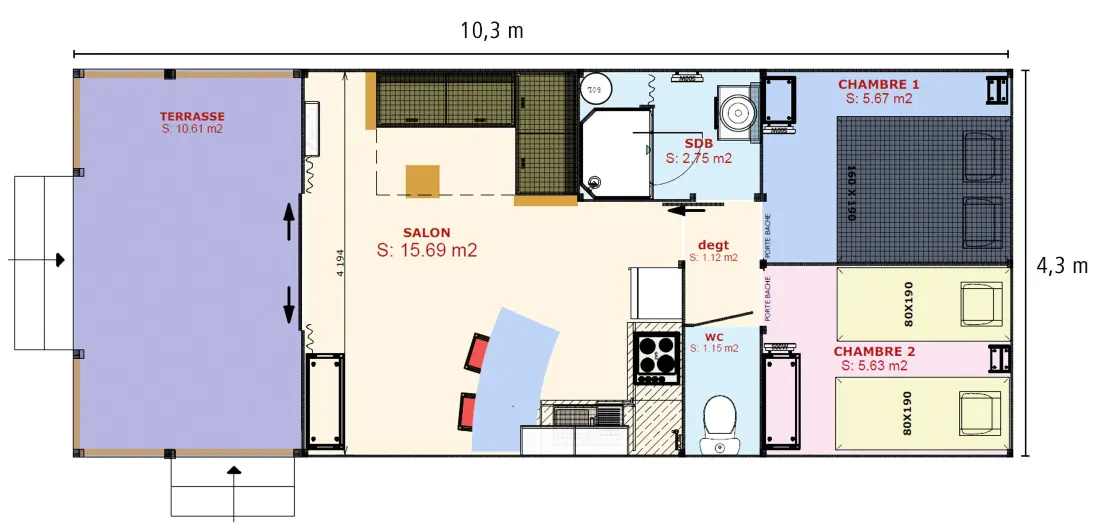 Camping Paradis la Promenade 4 étoiles★★★★