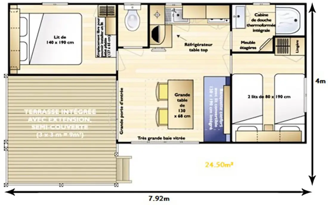 Camping Paradis la Promenade 4 étoiles★★★★