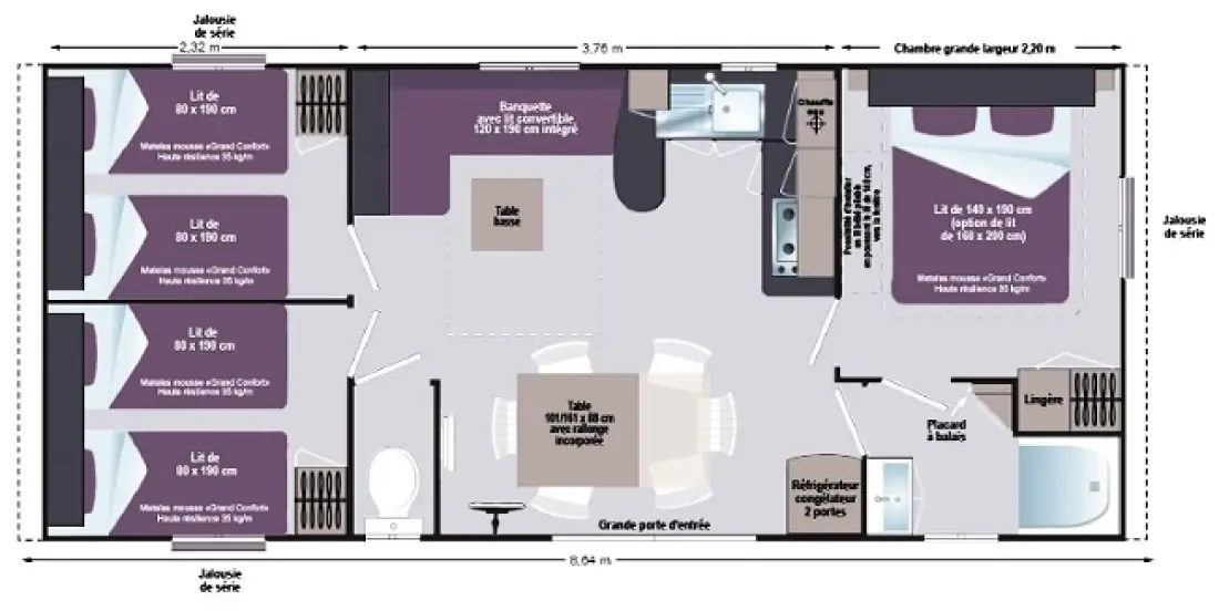 Camping Paradis la Promenade 4 étoiles★★★★