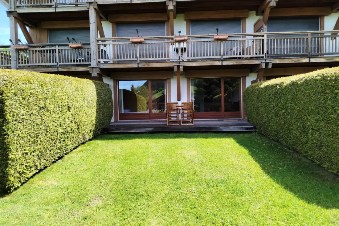 Appartement Avec Jardin En Front De Neige