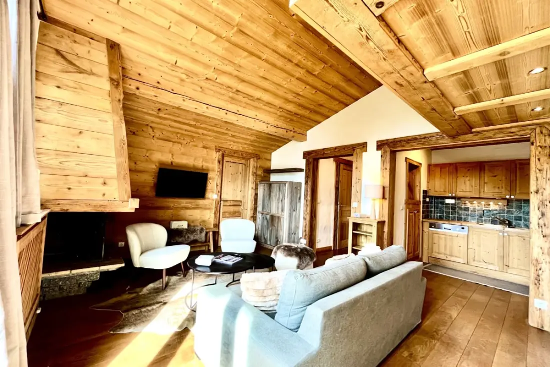 Appartement De Charme à Megève, Esprit Chalet