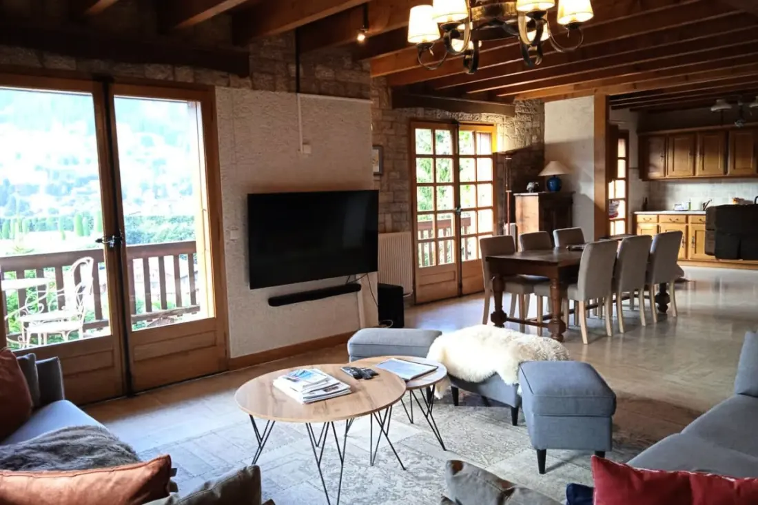 Somptueux Chalet Vue Imprenable Sur Les Montagnes