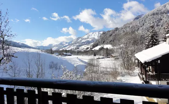 Appartement dans chalet traditionnel à Megève