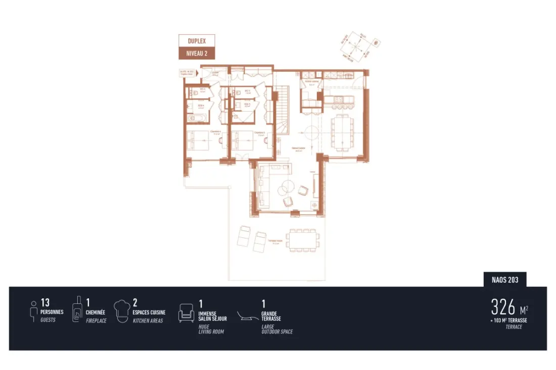 Antarès Naos 203d -  Duplex De Luxe Ski In/ski Out