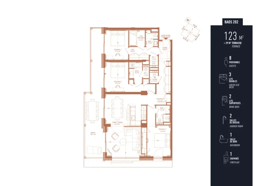 Antarès Naos 203d -  Duplex De Luxe Ski In/ski Out