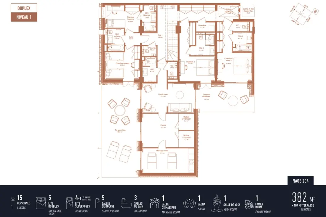 Antarès Naos 204d -  Duplex De Luxe Ski In/ski Out