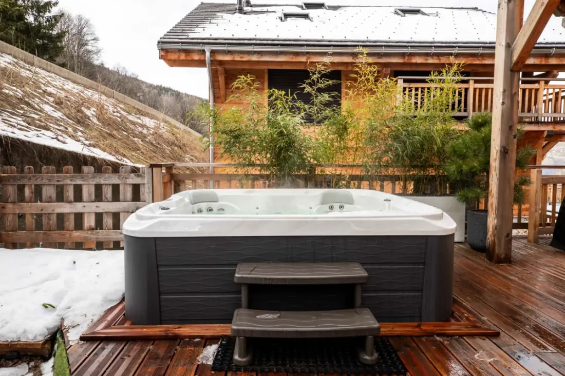 Chalet Des Anges Jaccuzzi Extérieur