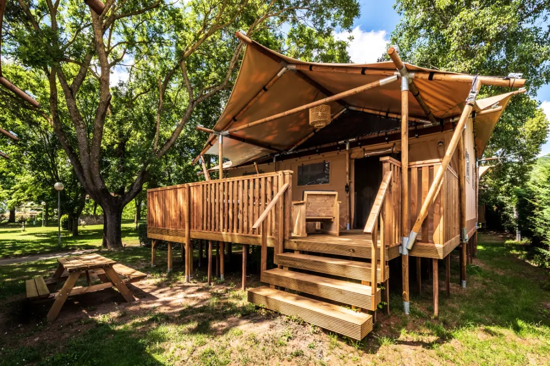 Camping maeva Escapades Millau Plage 4 étoiles★★★★