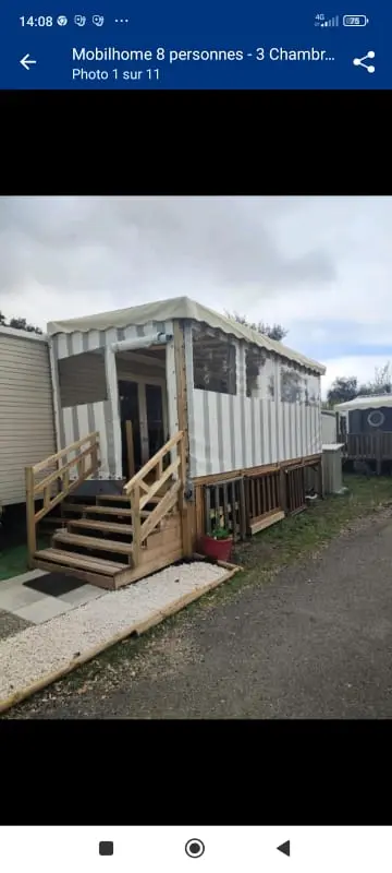 Résidence Mobilhome 8 Personnes - 3 Chambres Mimizan Plage