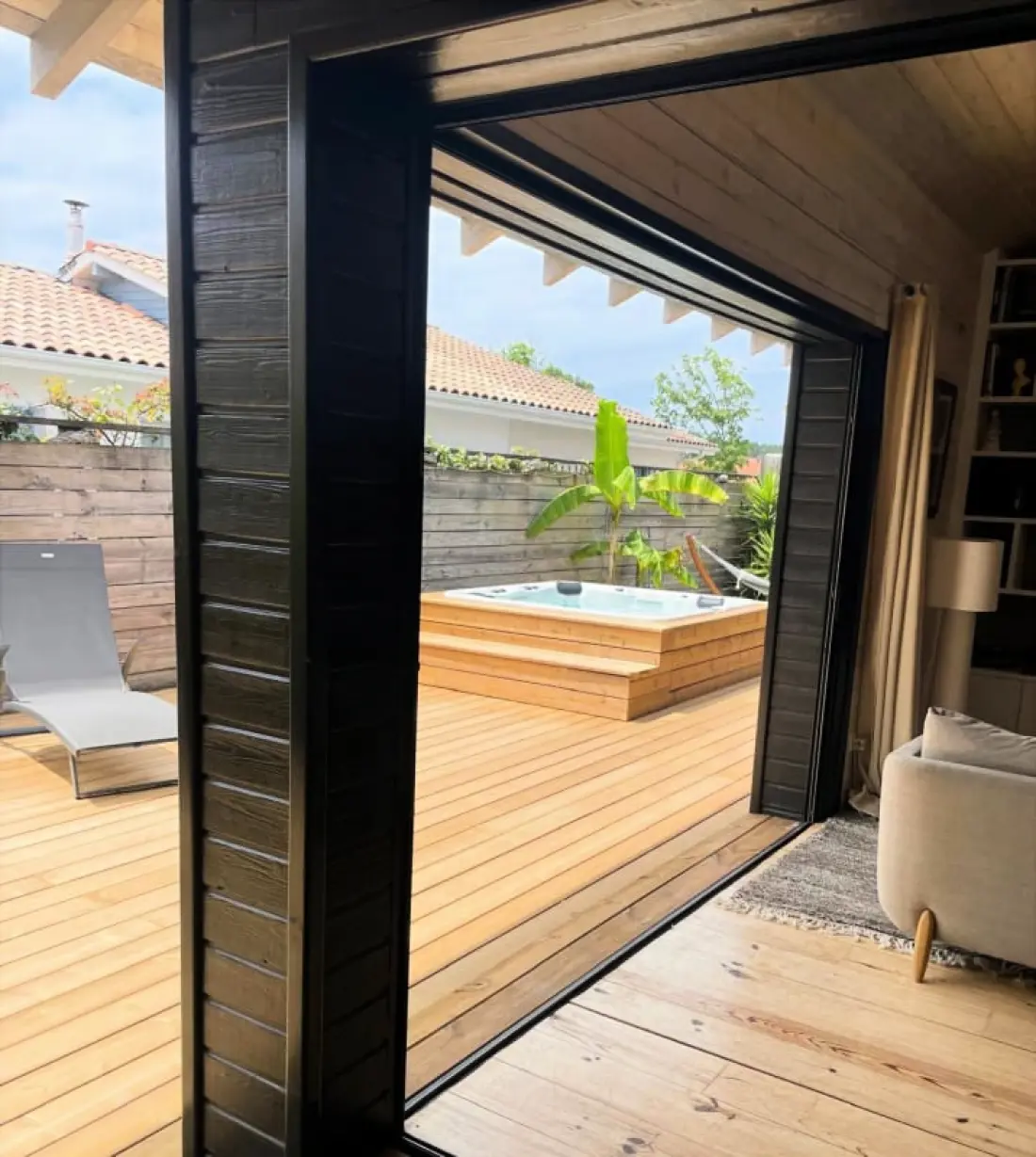 Belle Maison Ossature Bois Avec Spa Proche Océan