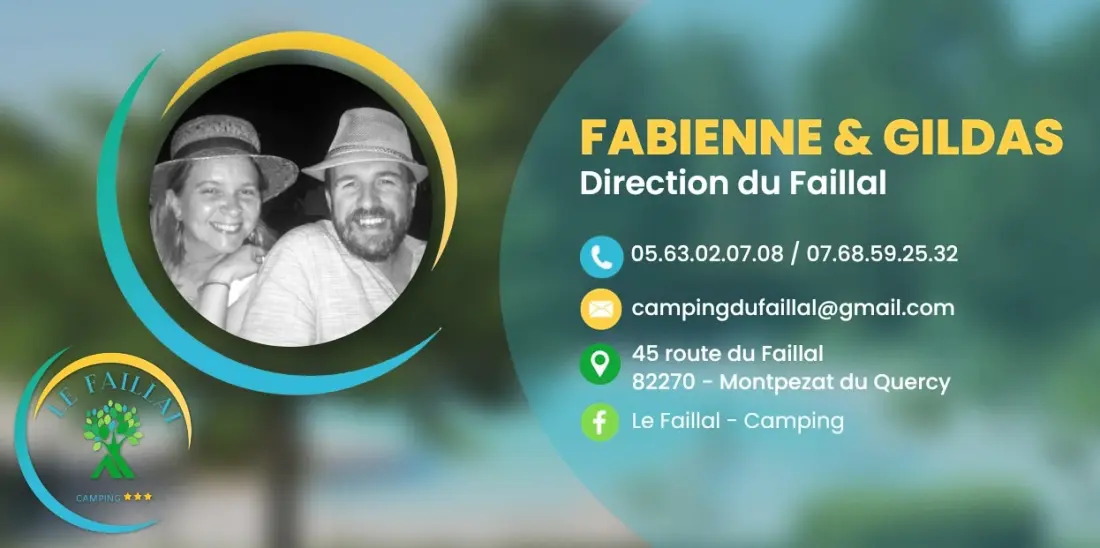 Camping et Gîtes du FAILLAL 3 étoiles★★★
