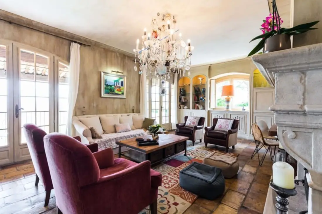 Villa De Luxe 18 Pers Avec Piscine Chauffée Près De Cannes