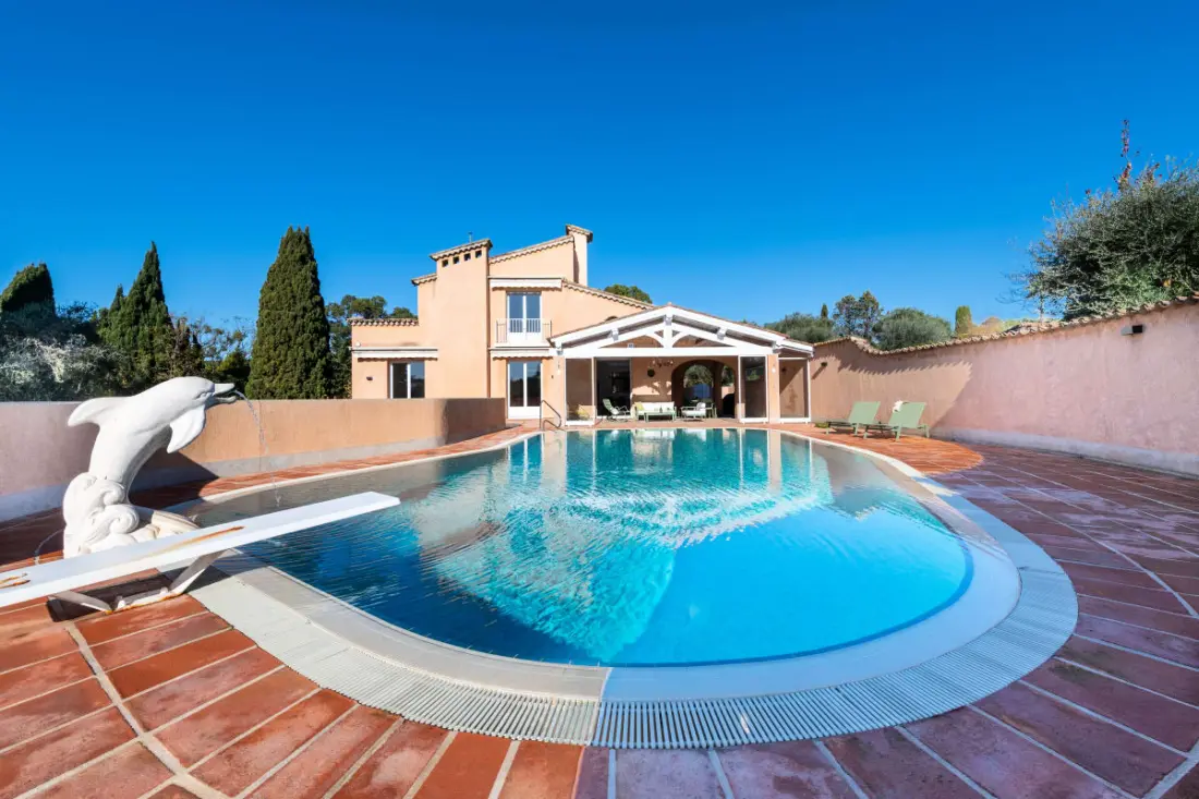 Résidence Villa 5p Avec Piscine - Mougins Saint-basile