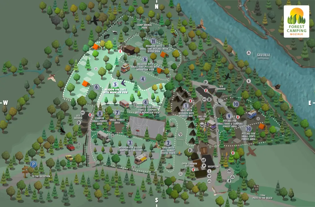 Forest Camping Mozirje 3 étoiles★★★