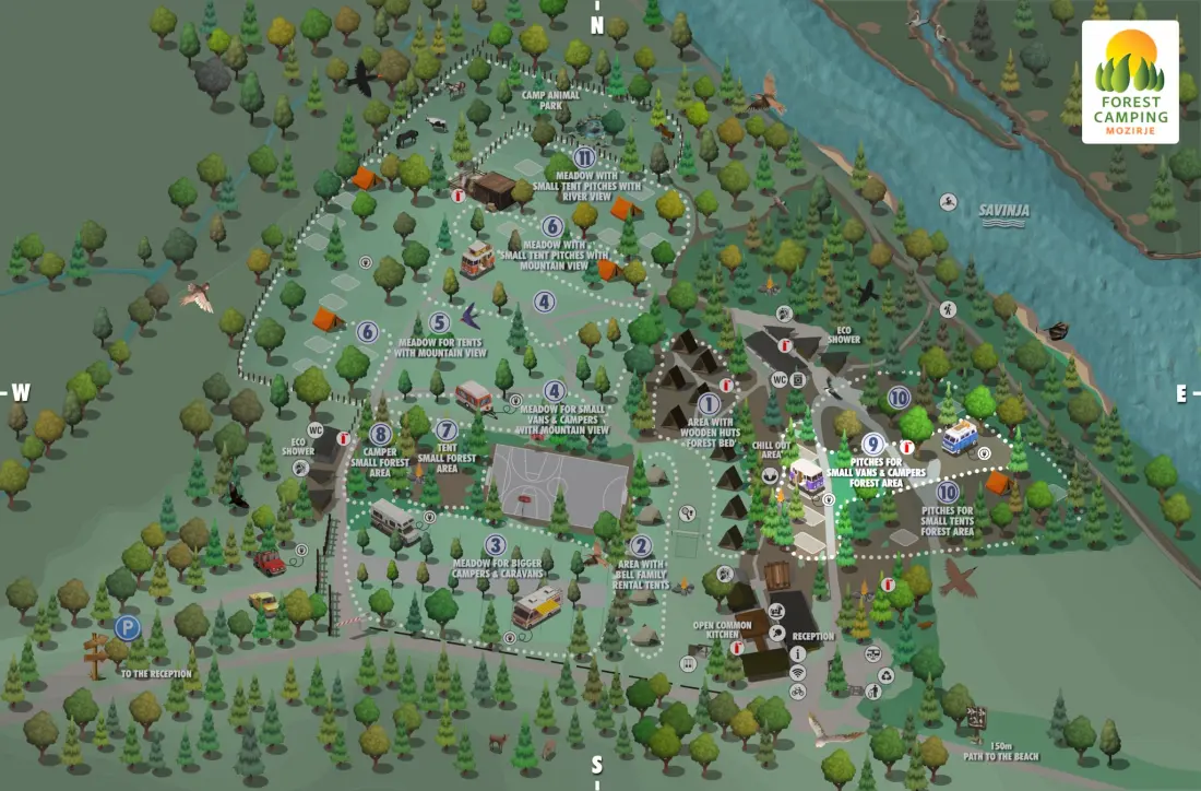 Forest Camping Mozirje 3 étoiles★★★