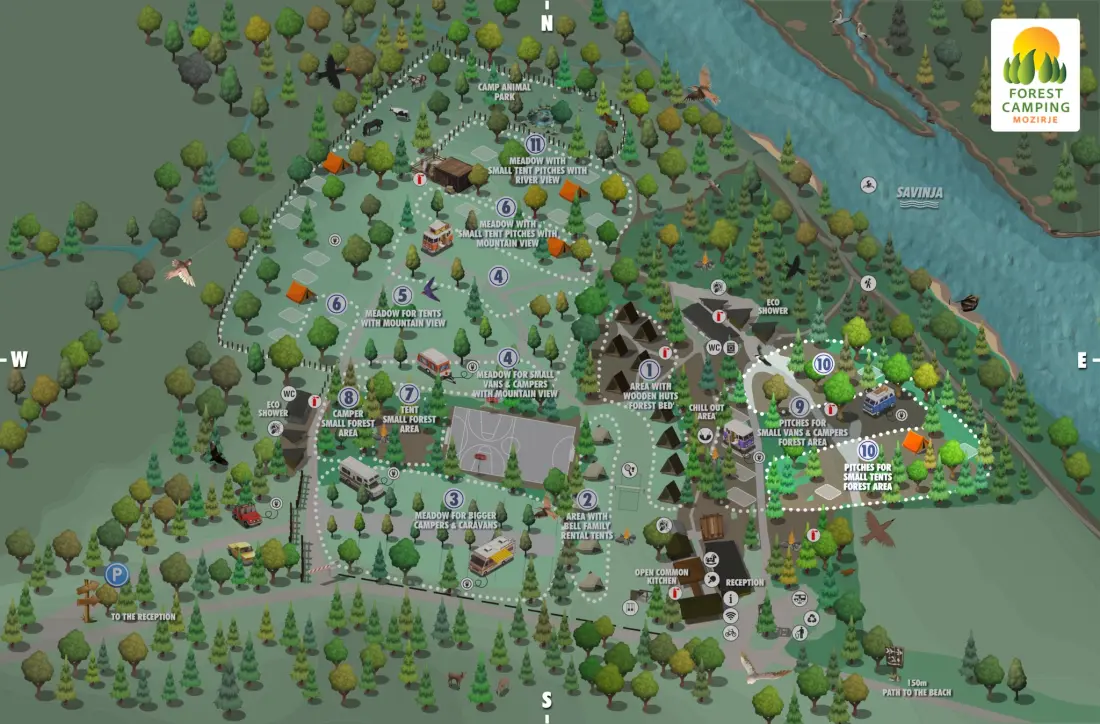 Forest Camping Mozirje 3 étoiles★★★