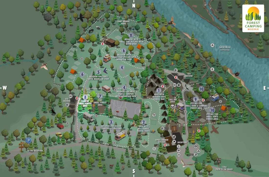 Forest Camping Mozirje 3 étoiles★★★
