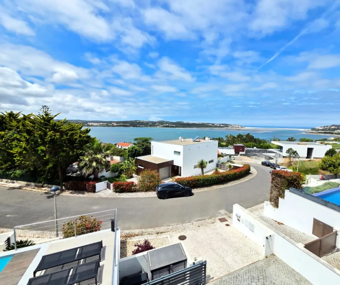 Villa D'exception Avec Vue Panoramique Sur La Lagune D'Óbidos