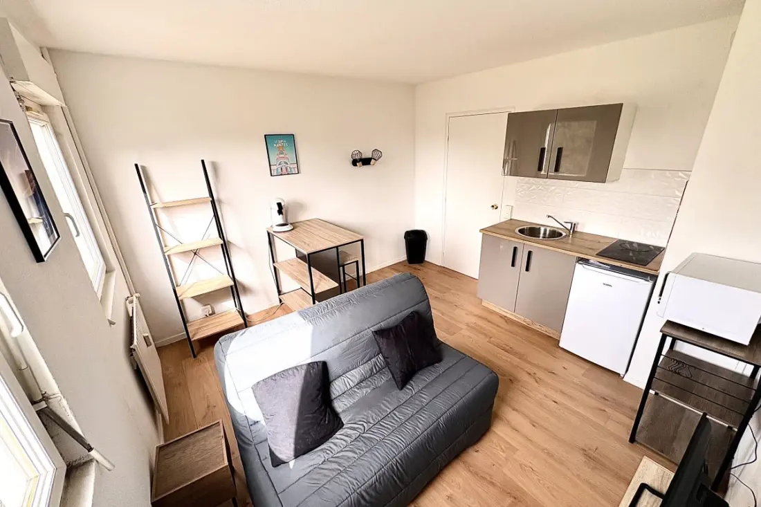 Studio Lumineux Avec Vue Au Cœur De Nantes