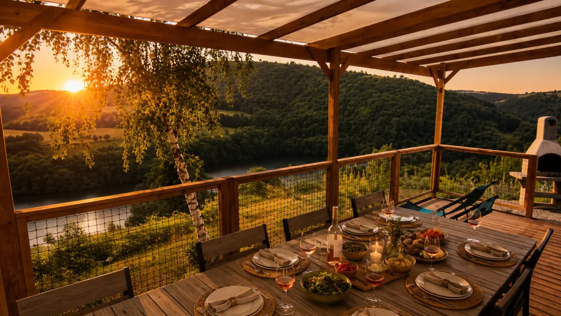 Flower Camping Le Belvédère - Auvergne - Cantal 4 étoiles★★★★