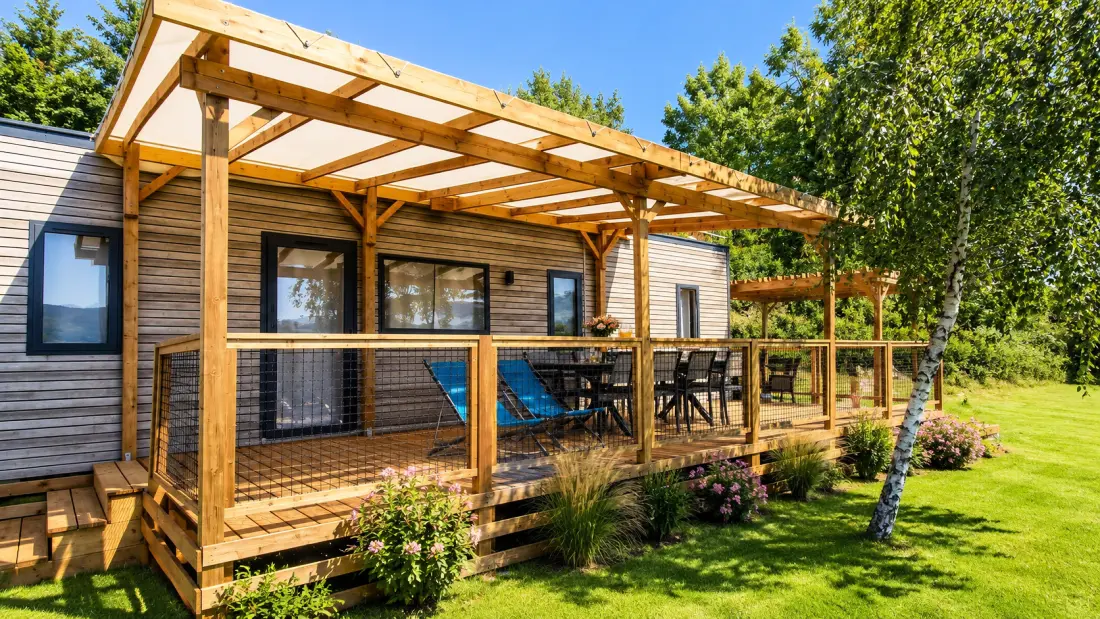 Flower Camping Le Belvédère - Auvergne - Cantal 4 étoiles★★★★