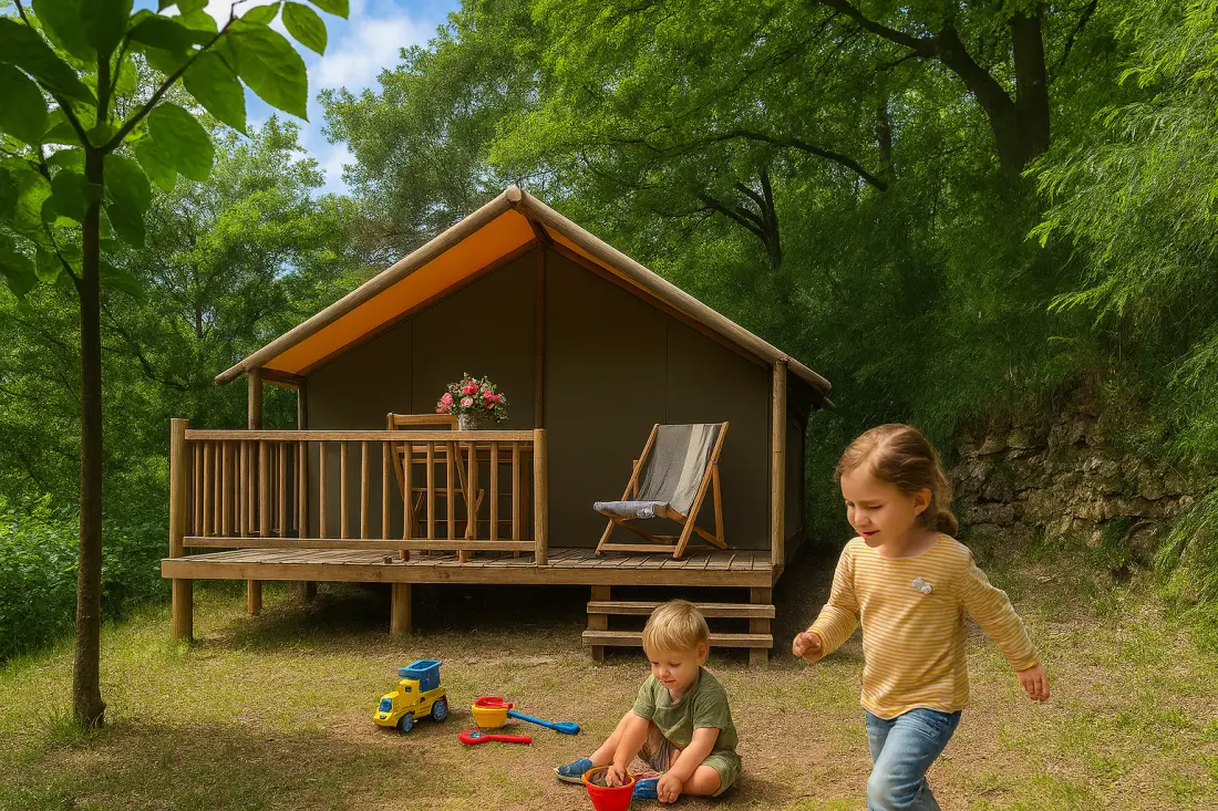 Flower Camping Le Belvédère - Auvergne - Cantal 4 étoiles★★★★