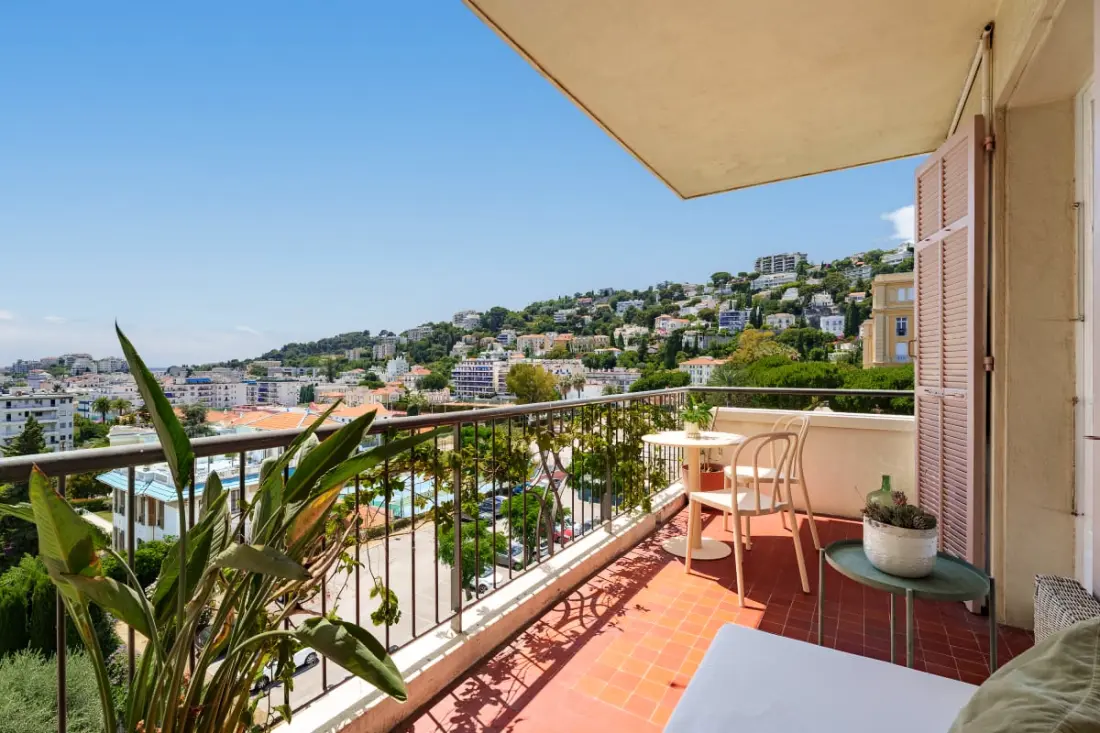 Le Panoramique Niçois Avec Terrasse -