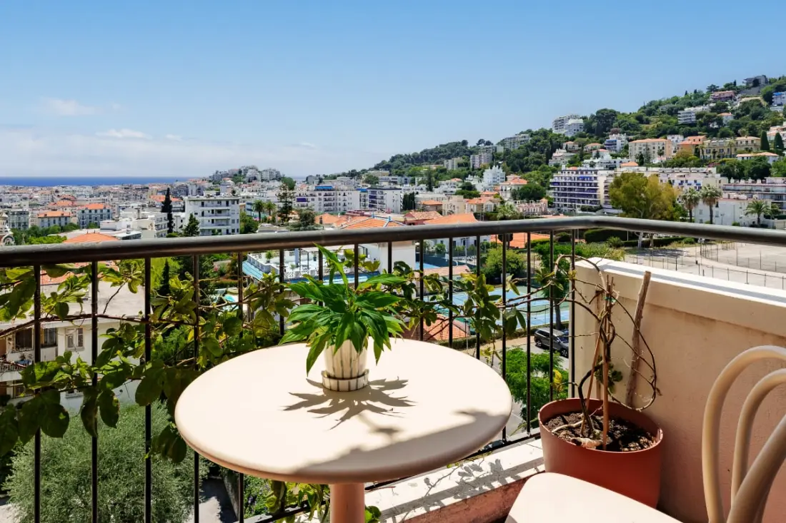 Le Panoramique Niçois Avec Terrasse -