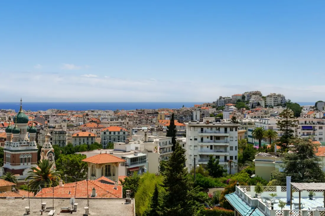Le Panoramique Niçois Avec Terrasse -