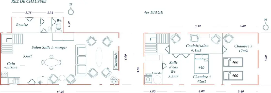 Gîte de France Gîtes de france® - la chaumière 4 épis