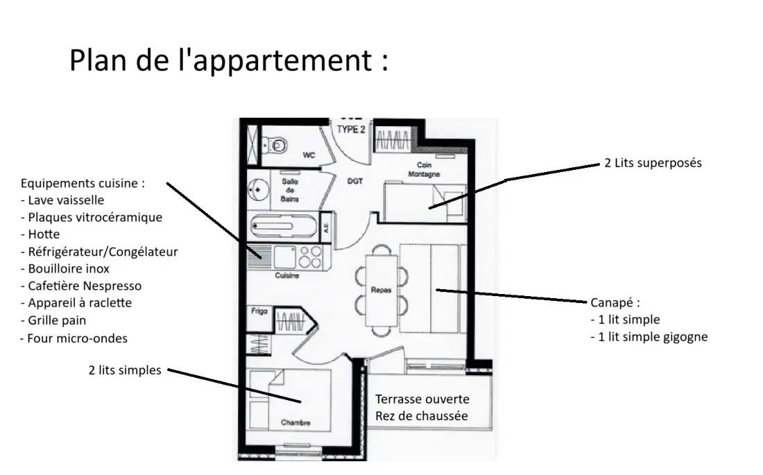 Appartements à Orelle