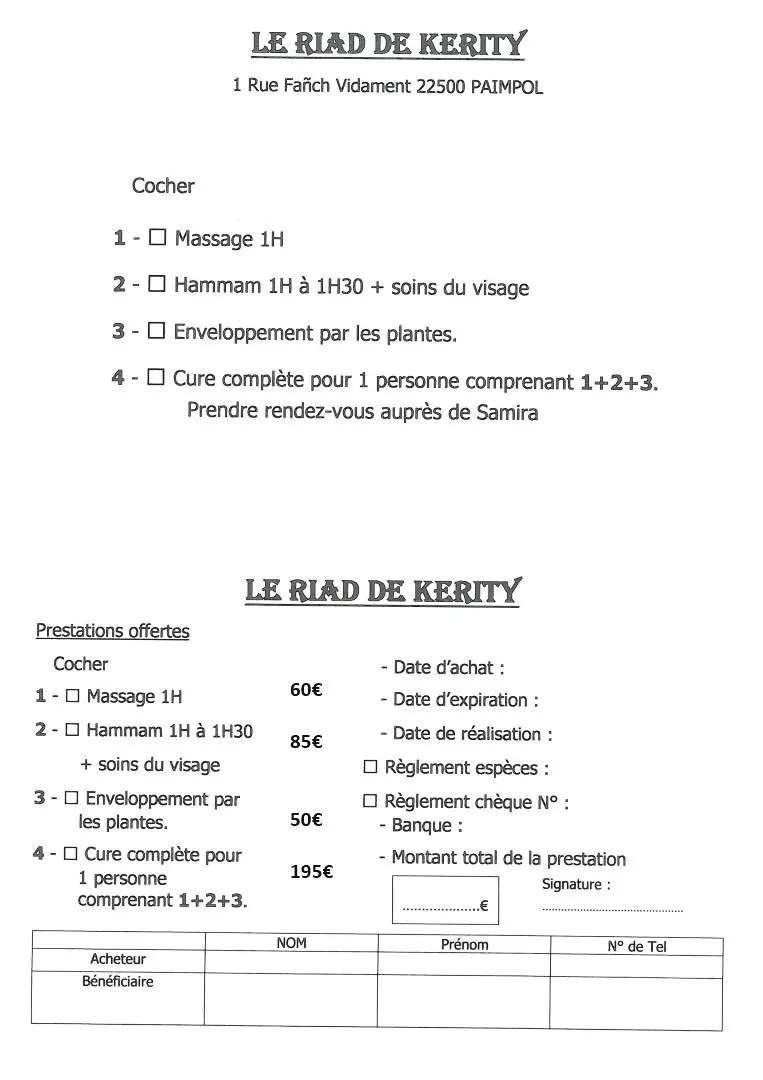 Gîte de France Le gite riad de kerity 3 épis