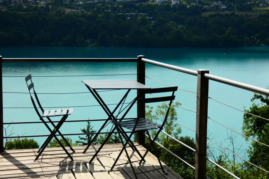 Seeblick Chalet Romantique Spa / Vue Lac