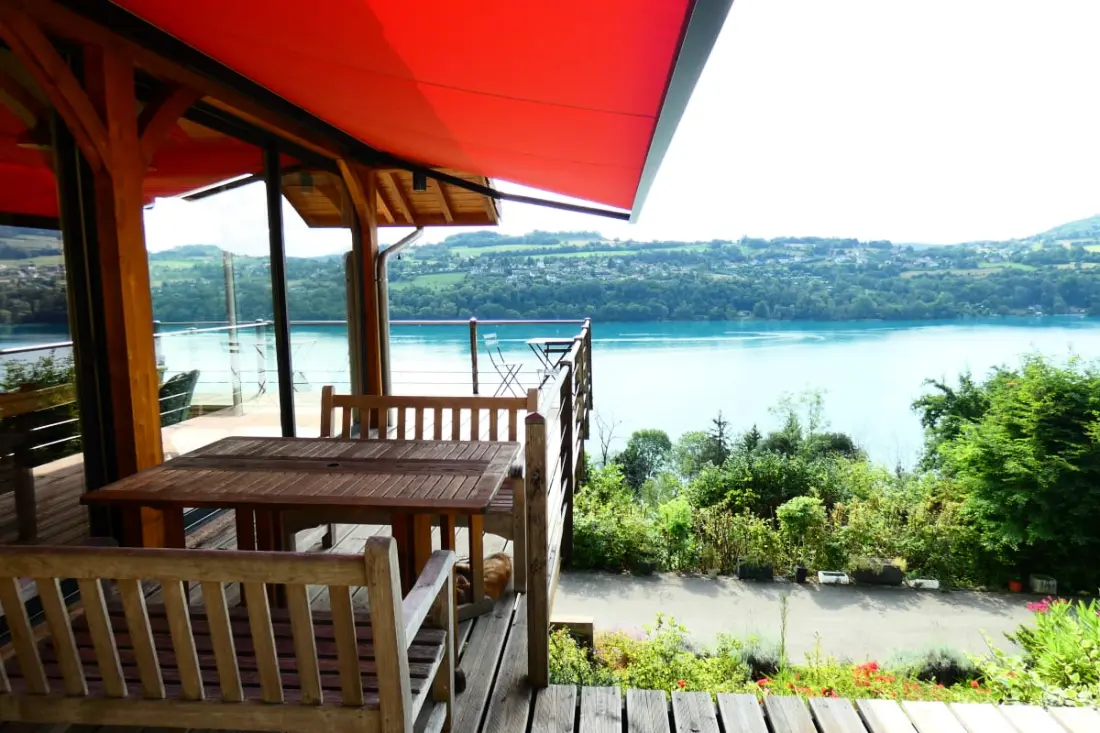 Seeblick Chalet Romantique Spa / Vue Lac
