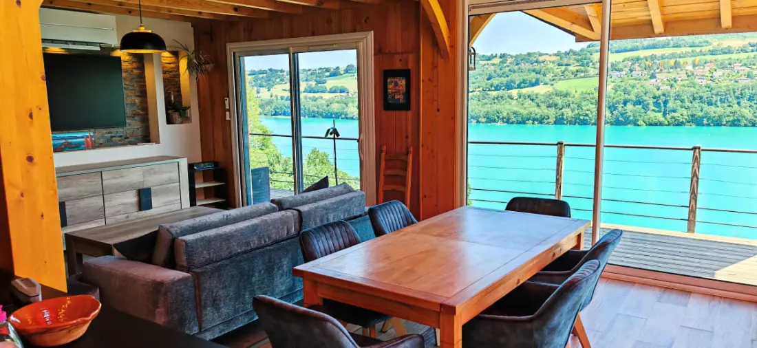 Seeblick Chalet Romantique Spa / Vue Lac