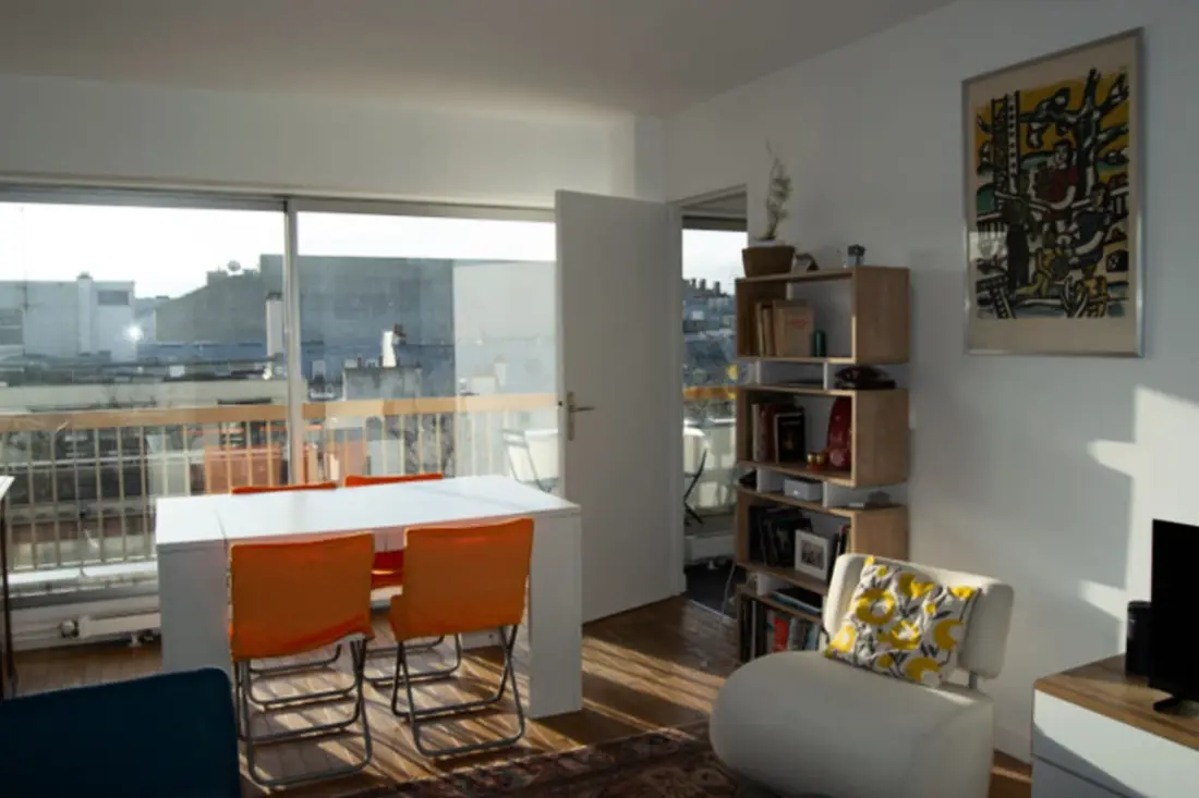 Appartement Calme Près Du Marais, Balcon