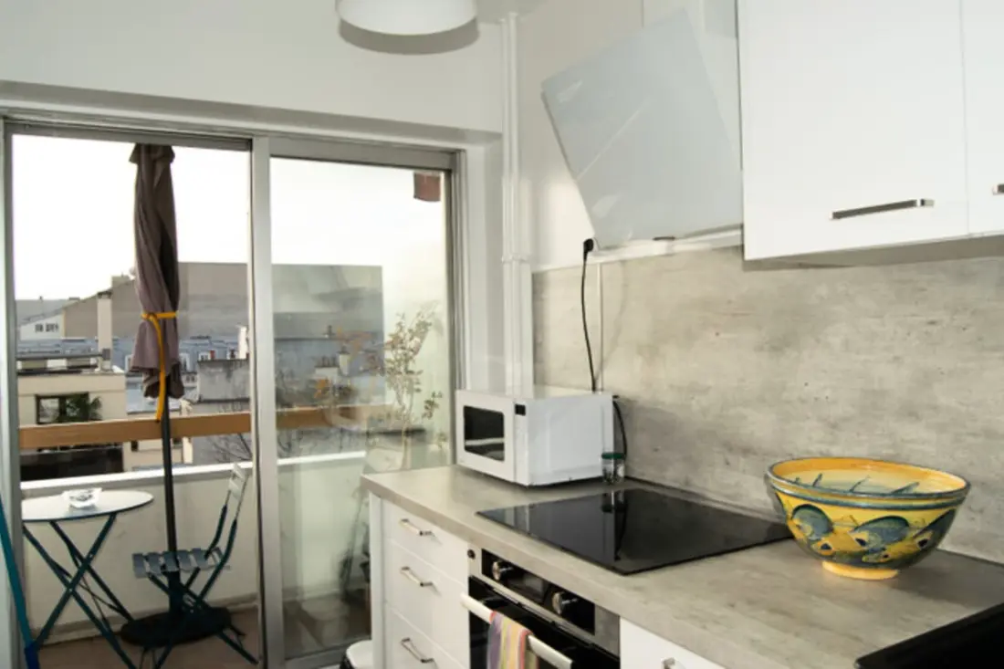 Appartement Calme Près Du Marais, Balcon