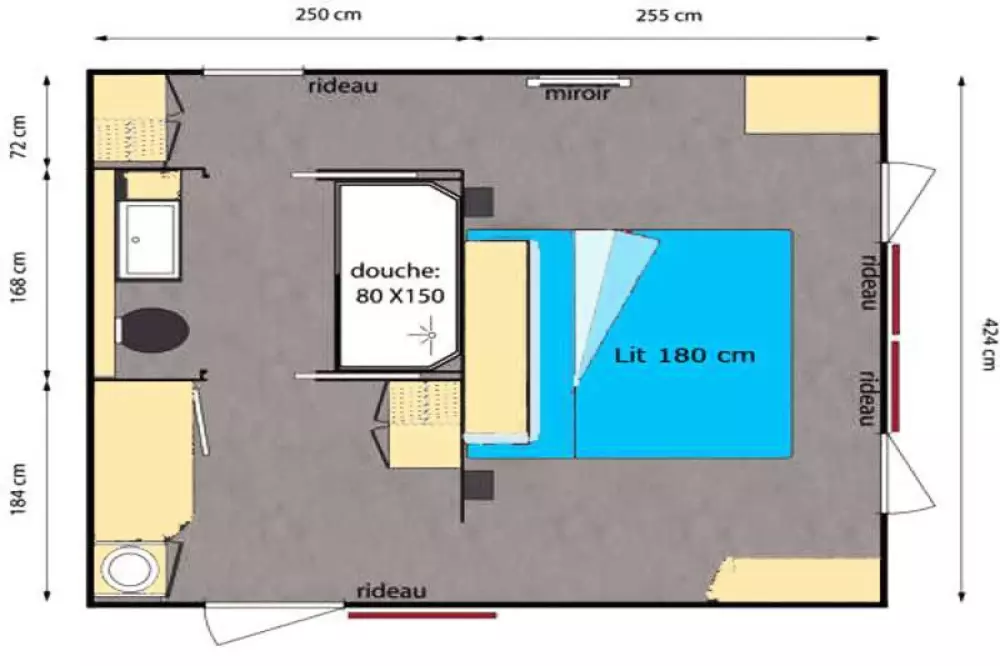Camping Paradis les 2 îles3 étoiles★★★